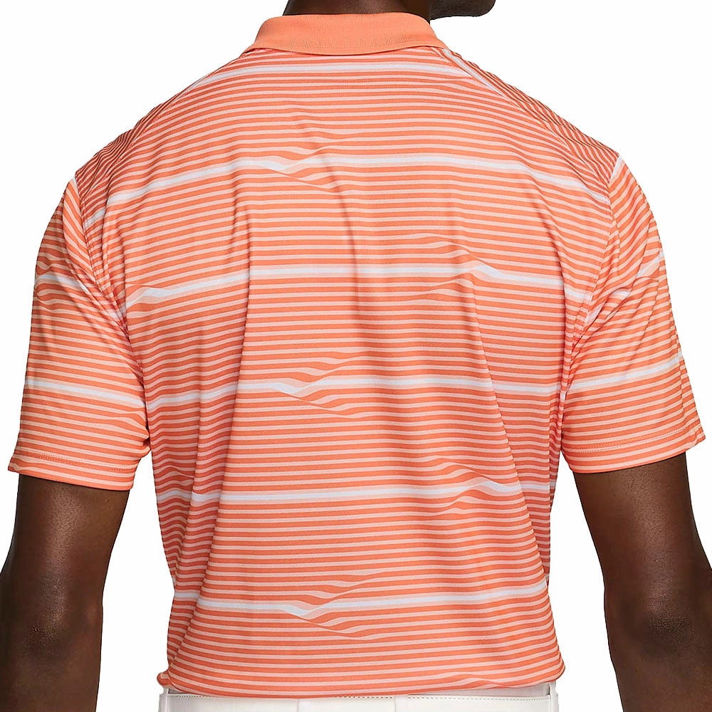 Nike Dri-FIT Victory  Ripple Polo Shirt - Orange Trance/Black Office Attire Solid color purity
