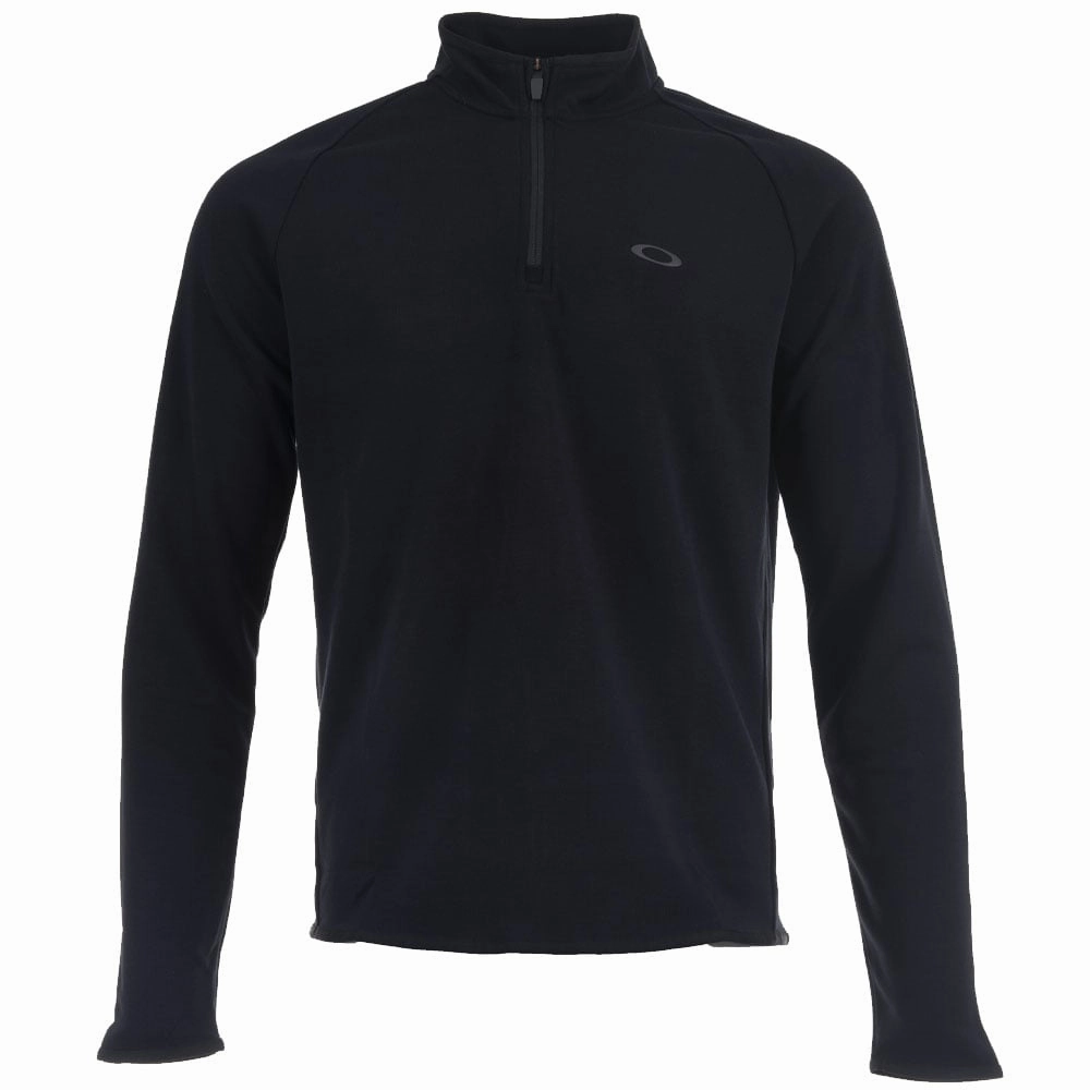Oakley Range 1/4 Zip Pullover 2.0 - Blackout product stain resistant convenience Breathable Design