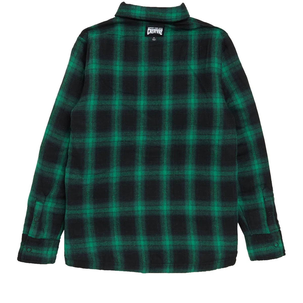 Creature Switch Reversible Jacket - Black/Green Foldable Shoulder Straps Autumn Vibe