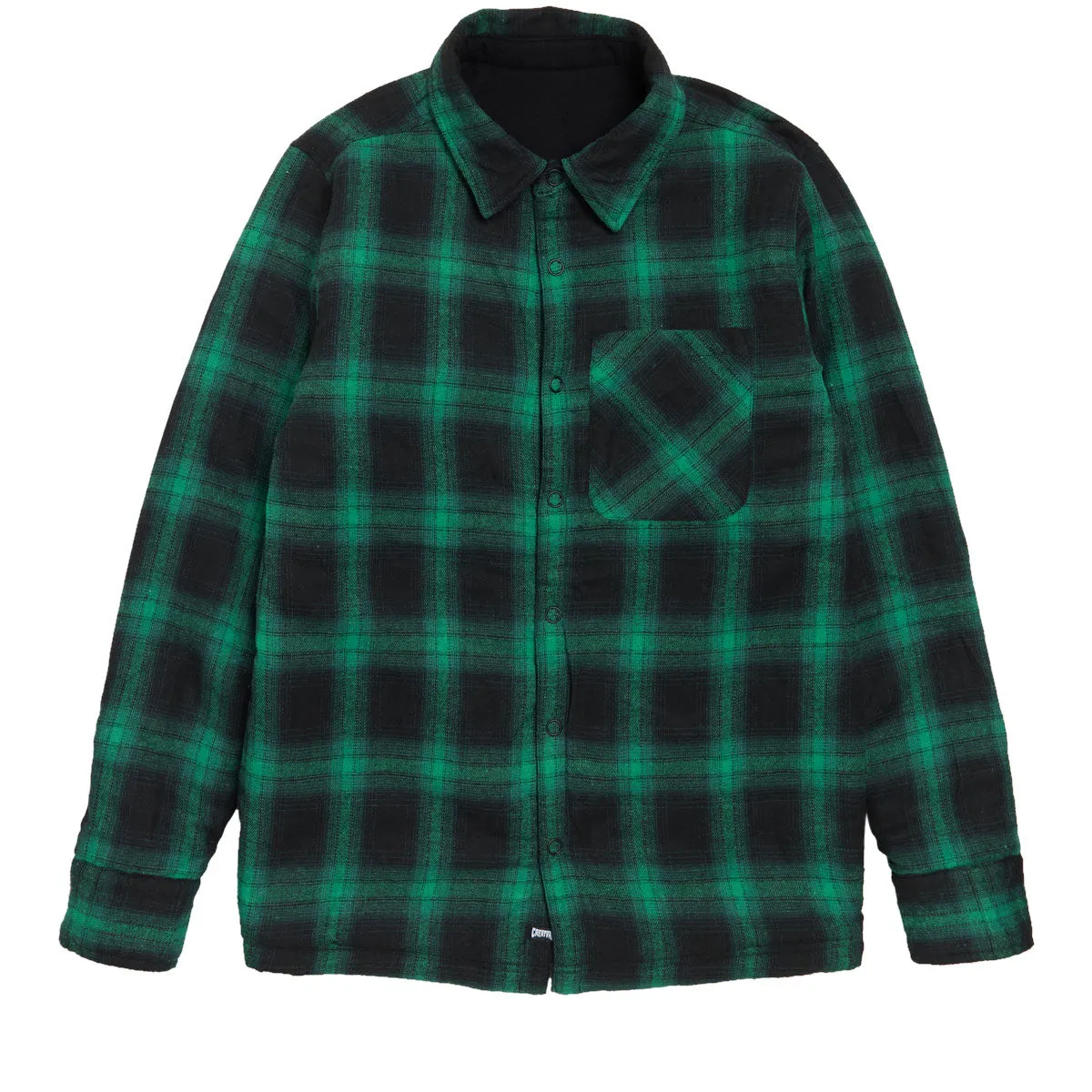 Quick Pull Zipper Creature Switch Reversible Jacket - Black/Green