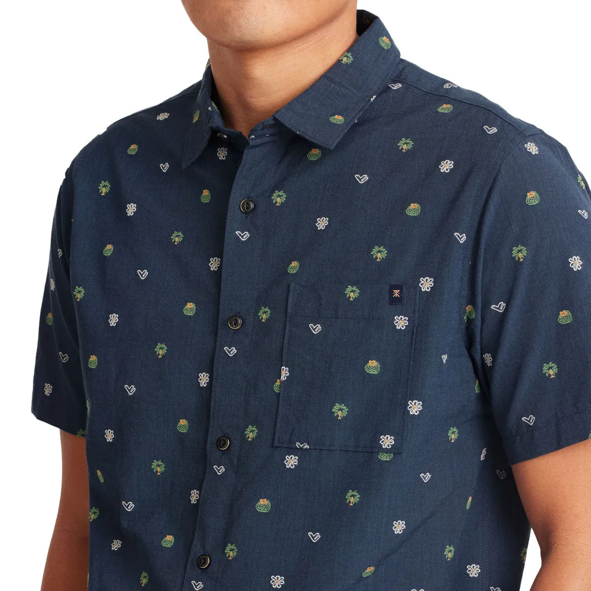 Roark Journey Shirt - Navy Dobby networking event