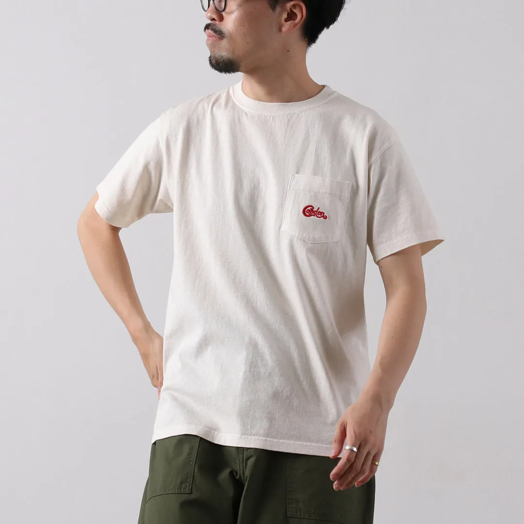 Ribbed Neckline Cozy Layers GOOD ON / Goodon C Logo Embroidery T-Shirt