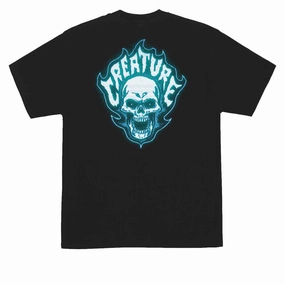 Versatile Style Creature Bonehead Glitch T-Shirt - Charcoal