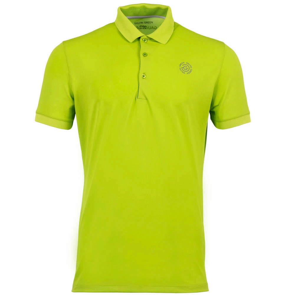 anti static Galvin Green Max Tour Edition Polo Shirt - Lime
