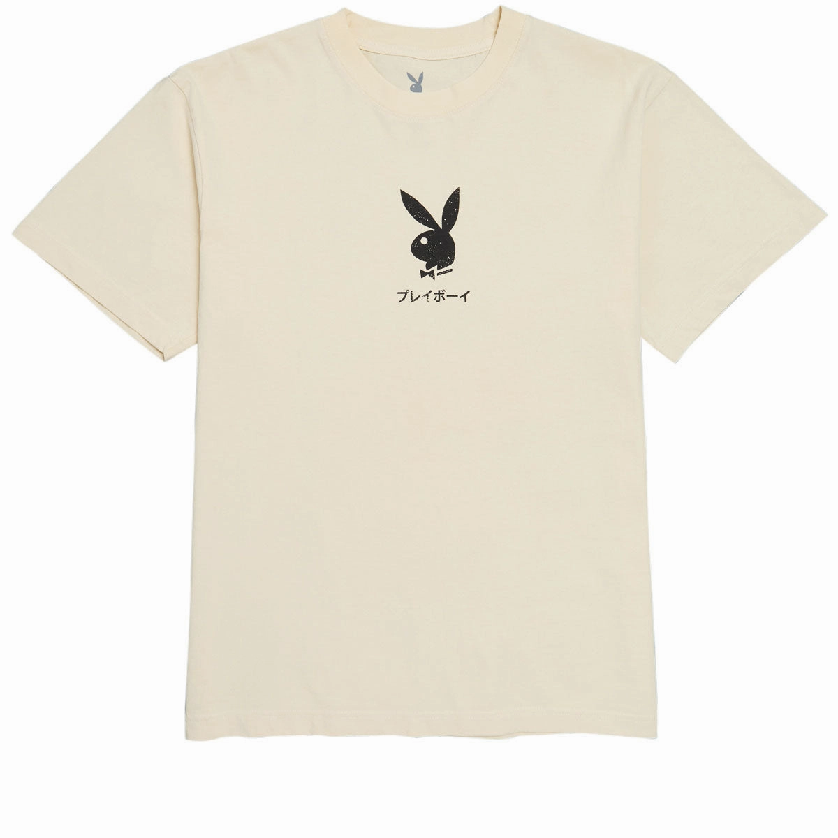 Cozy Layering Cozy Essentials Color Bars x Playboy Ace of Spades Distressed T-Shirt - Off White