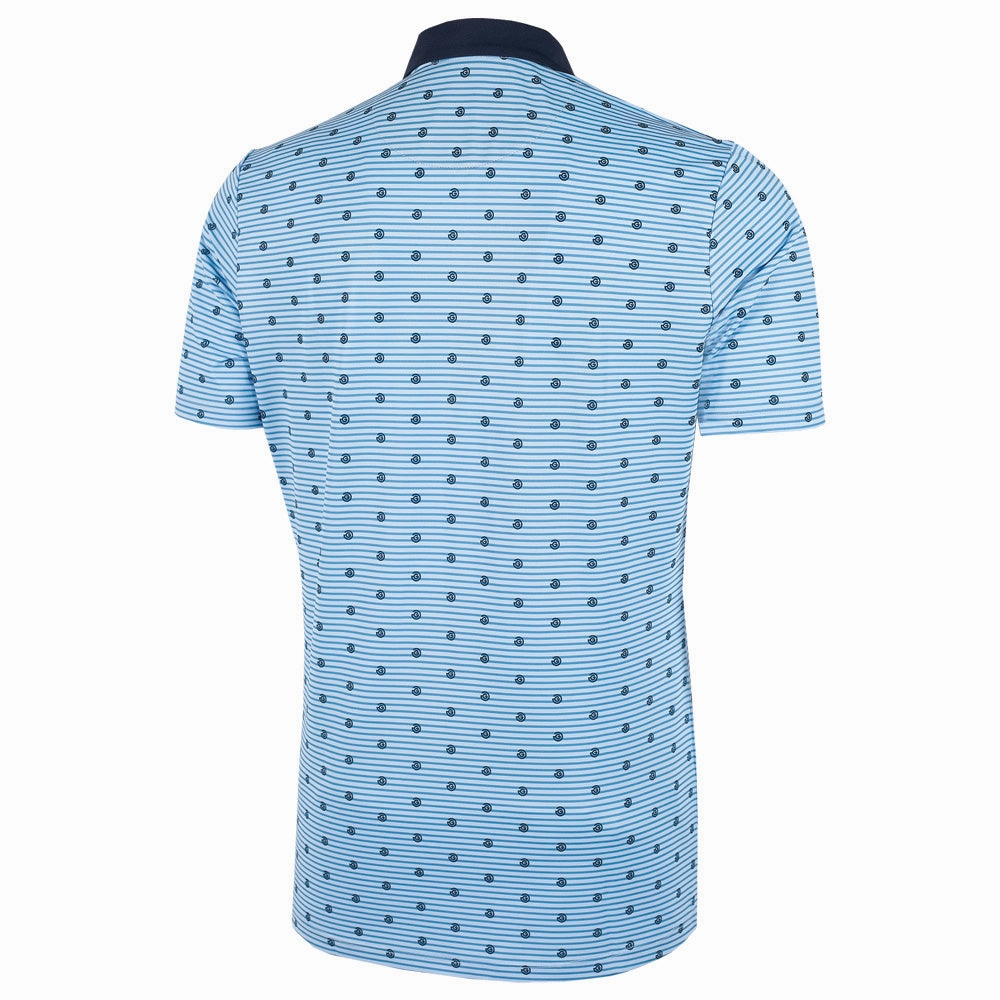 Odor-resistant Galvin Green Monty V8  Polo Shirt - Blue Bell/Navy