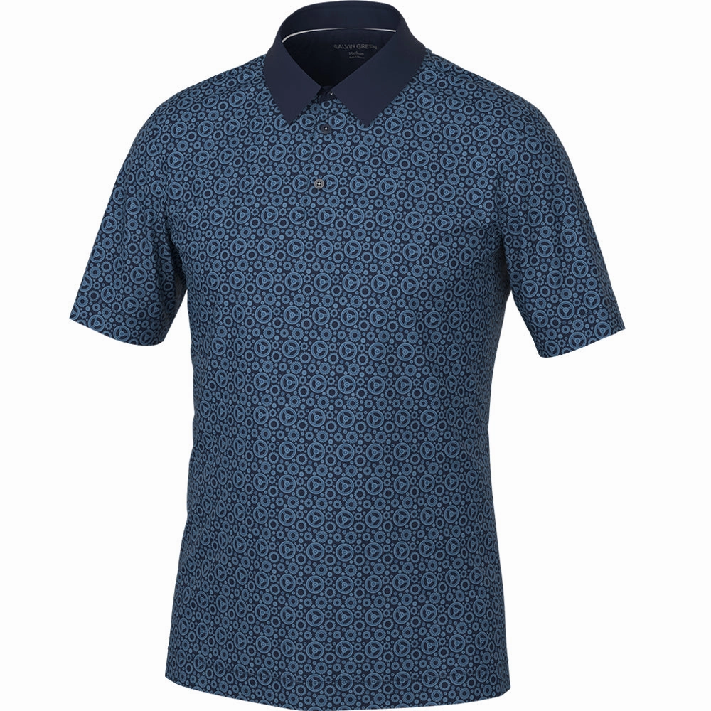 Valentine's Day Soft And Comfortable Galvin Green Miracle Polo Shirt - Blue/Navy