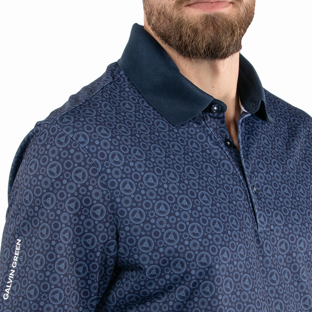 Galvin Green Miracle Polo Shirt - Blue/Navy Modern Wear Street Style