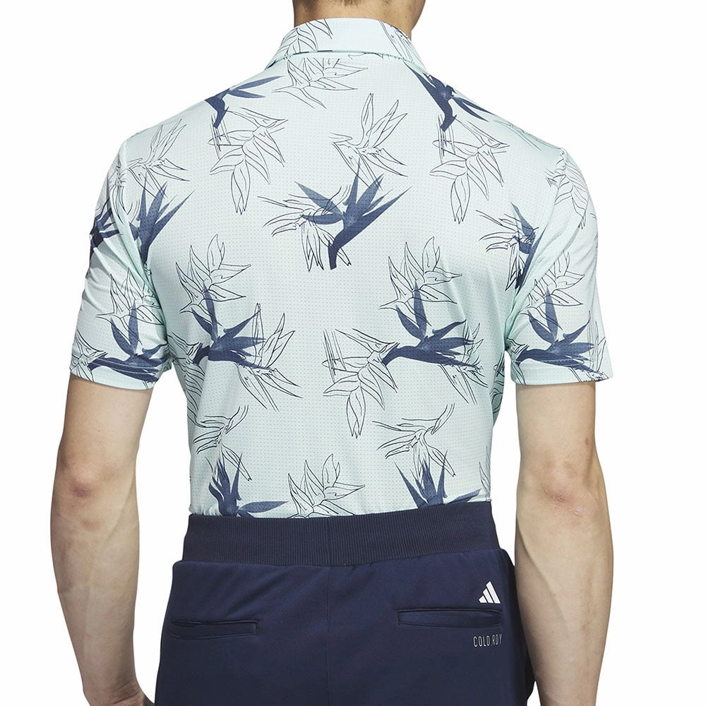 Outdoor Leisure adidas Oasis Mesh Polo Shirt - Semi Flash Aqua