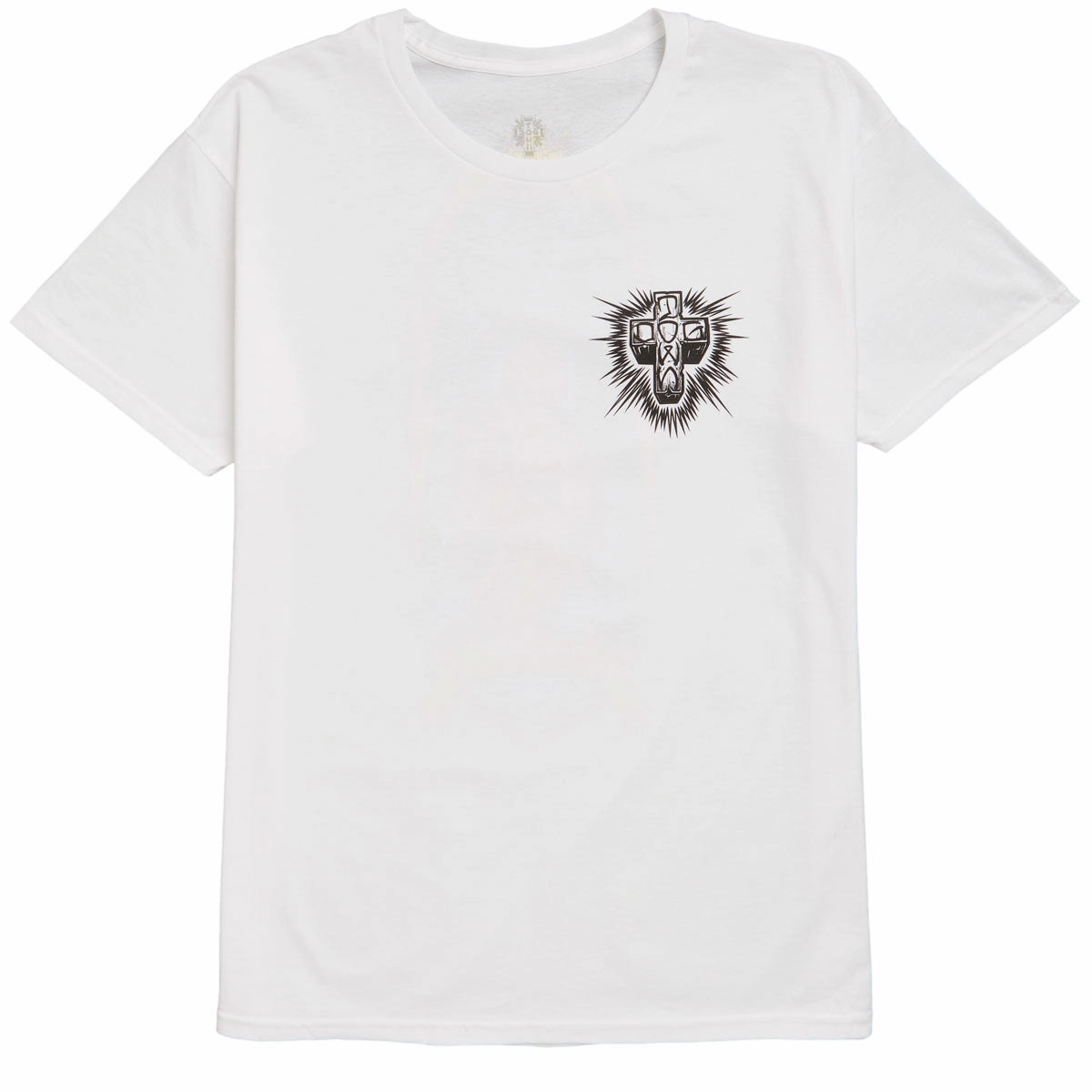 Dogtown Jesse Martinez Guadalupe Handshake T-Shirt - White Layering Comfort Quick Dry Material