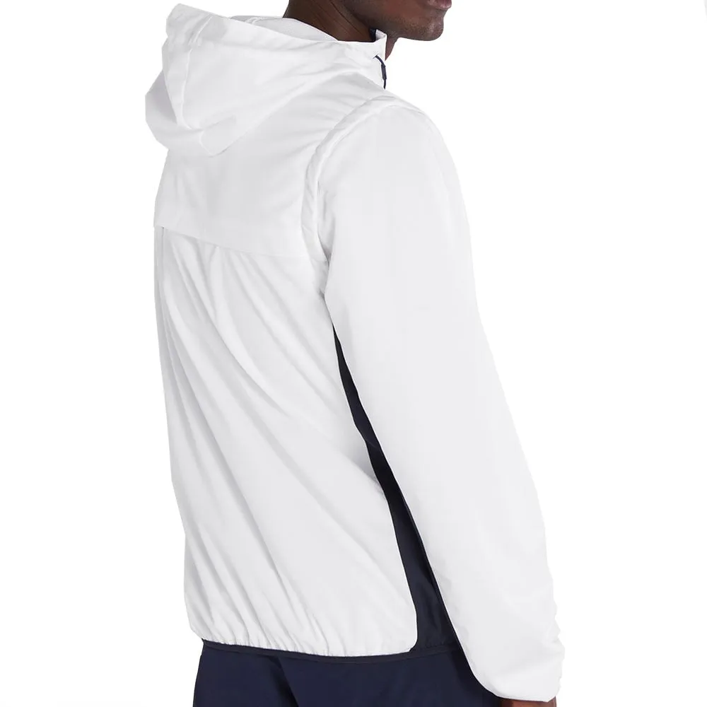 Calvin Klein Convertible Windbreaker - White Waist Belt Slim Fit Styles