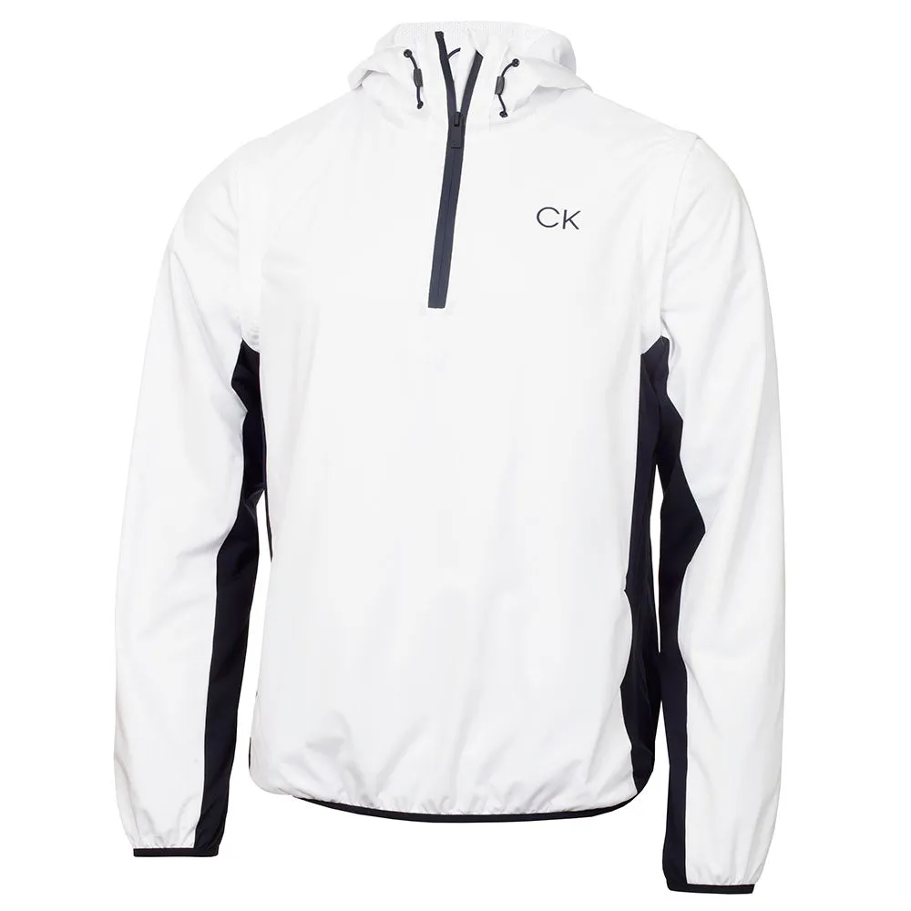 Calvin Klein Convertible Windbreaker - White 360?? Visibility Magnetic Fasteners