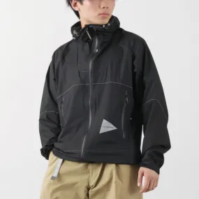 AND WANDER / 3 Layer Ultralight Rain Jacket Neutral Look