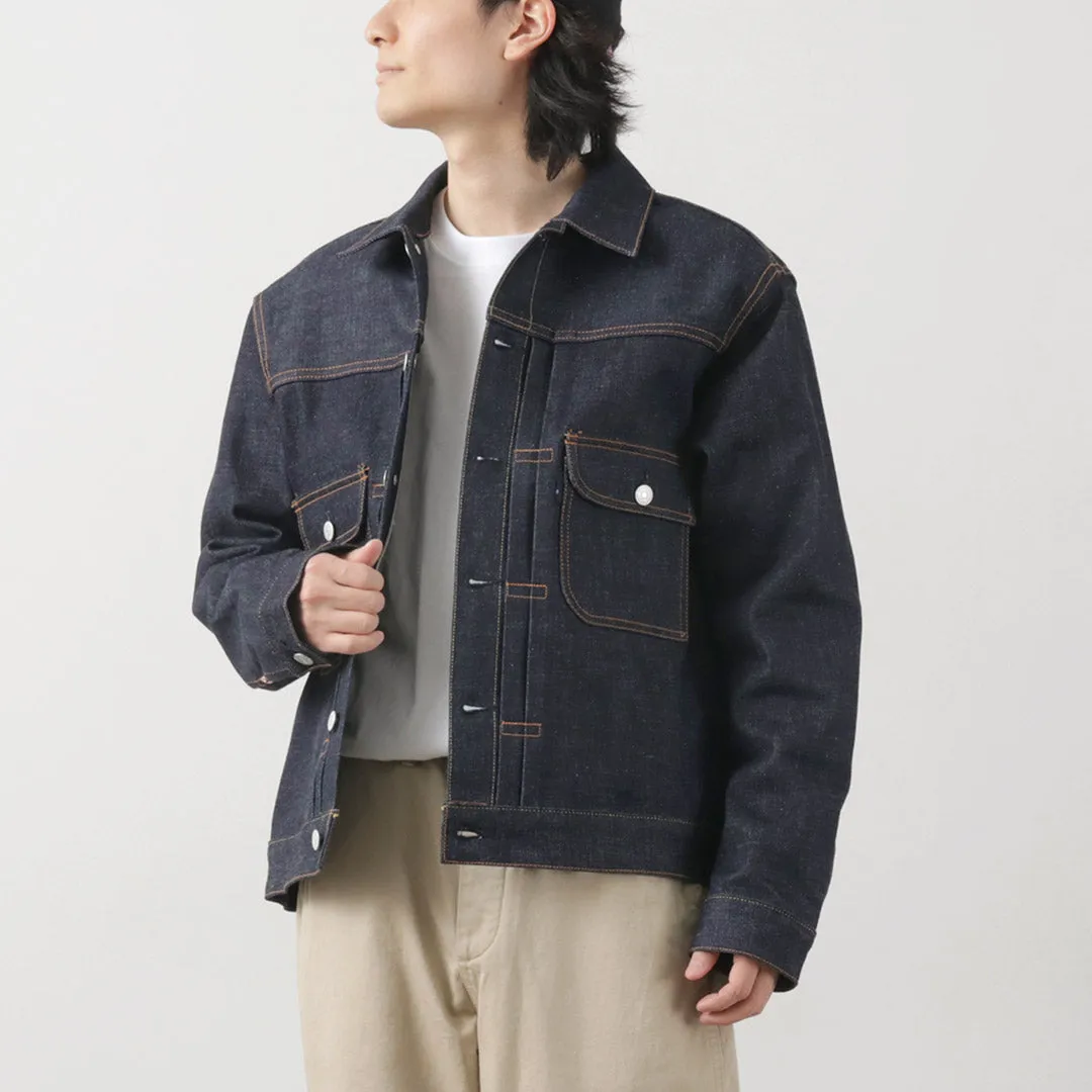 THE BLUEST OVERALLS / 2ND Type TT Denim Jacket Smooth Flat Collar