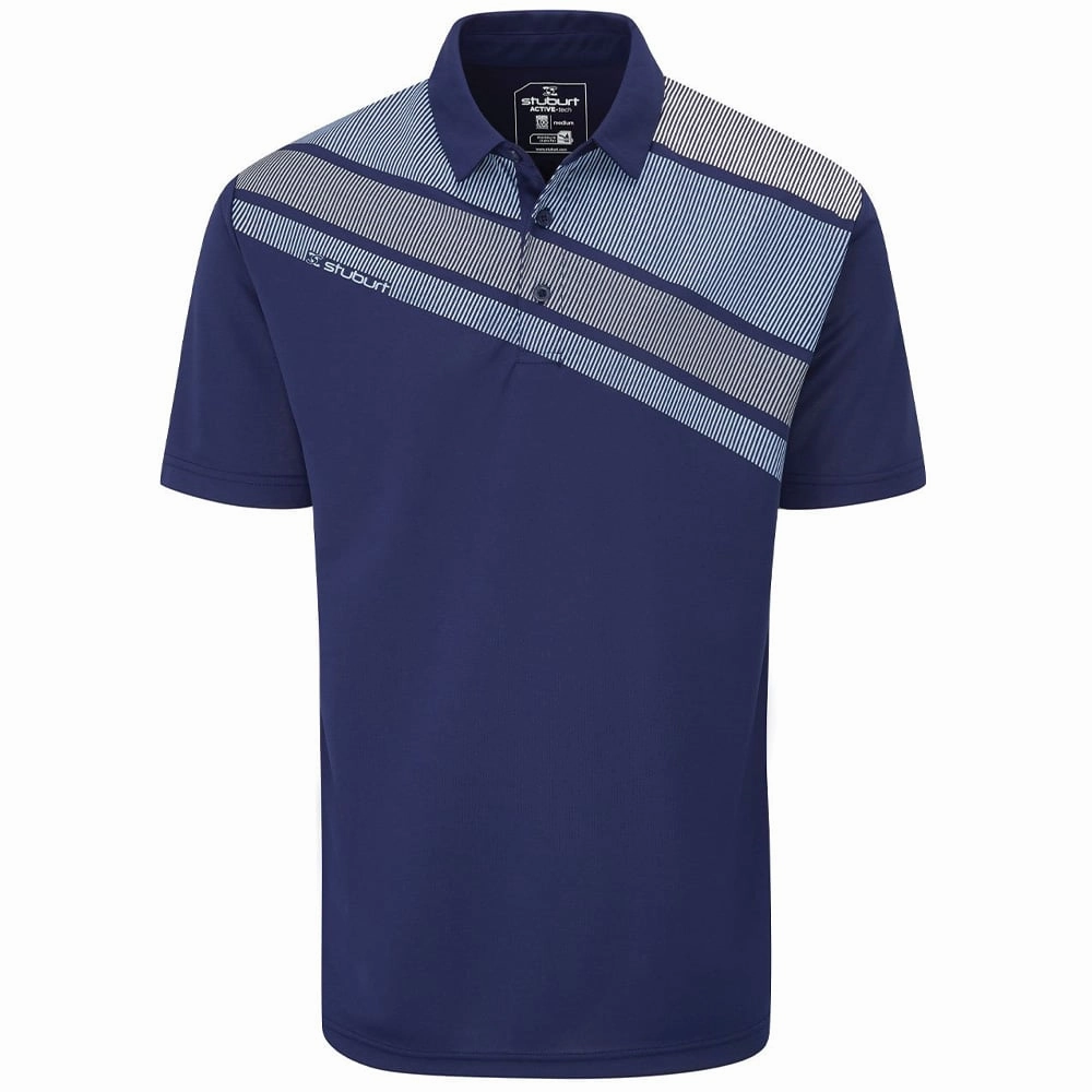 Stuburt Holt Polo Shirt - Midnight Cozy And Warm Weekend Comfort