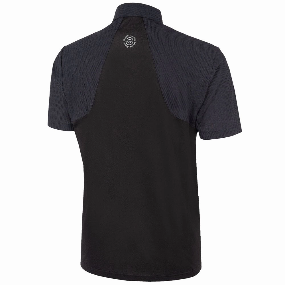 Galvin Green Massimo Ventil8  Polo Shirt - Black/Black Trendy Look Stylish Casual