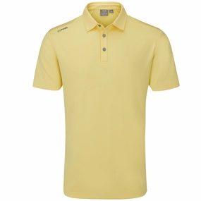 Ping Lindum Polo Shirt - Lemon HeatResistantMaterial