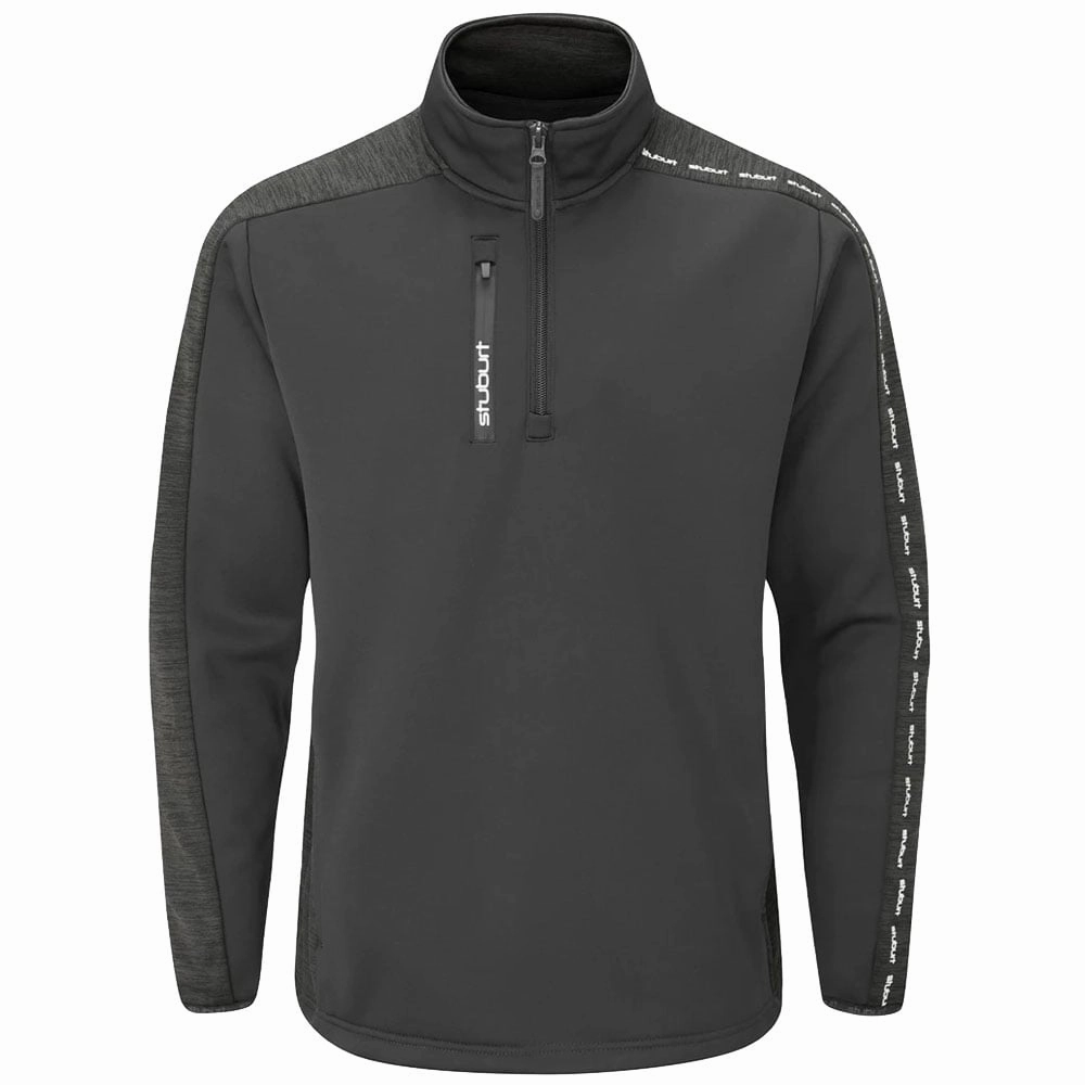 Muscular Fit Relaxing Wear Stuburt Radar Thermal Fleece - Onyx Marl