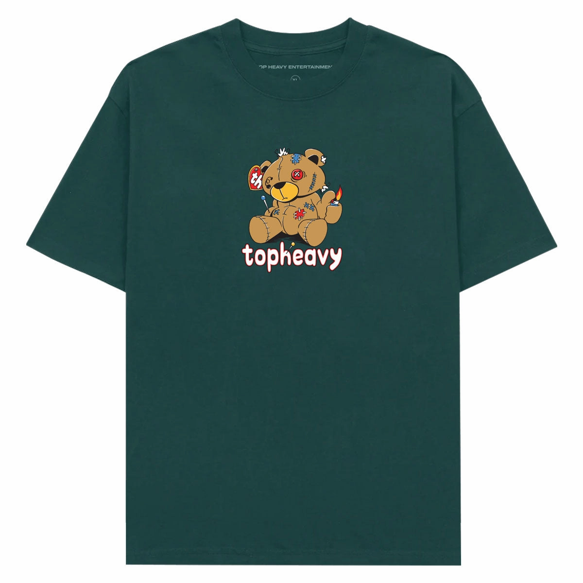 Top Heavy Bear Minimum T-Shirt - Forest Essential Casual
