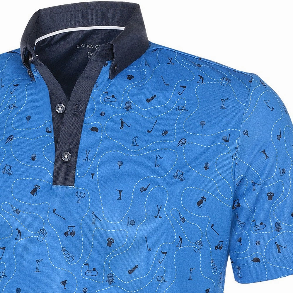 Cozy Look Wear Galvin Green Miro V8  Polo Shirt - Blue/Navy