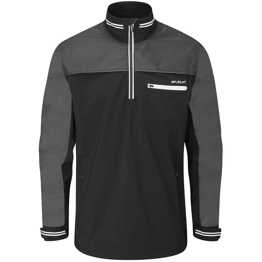 Odor Resistant Tech Recycled Material Blend Stuburt Evolution Reflective Waterproof Jacket - Black