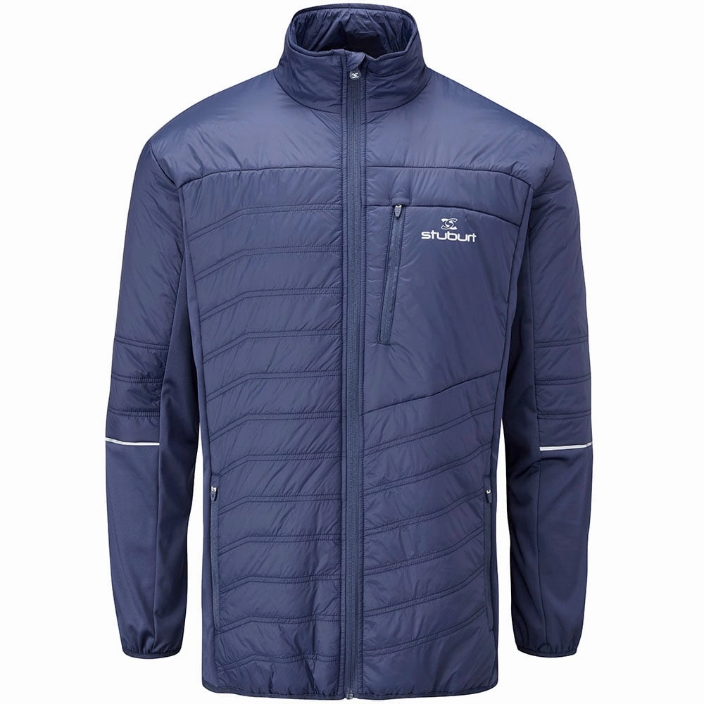 Stuburt Active Quilted Jacket - Midnight Flat Lock Stitching