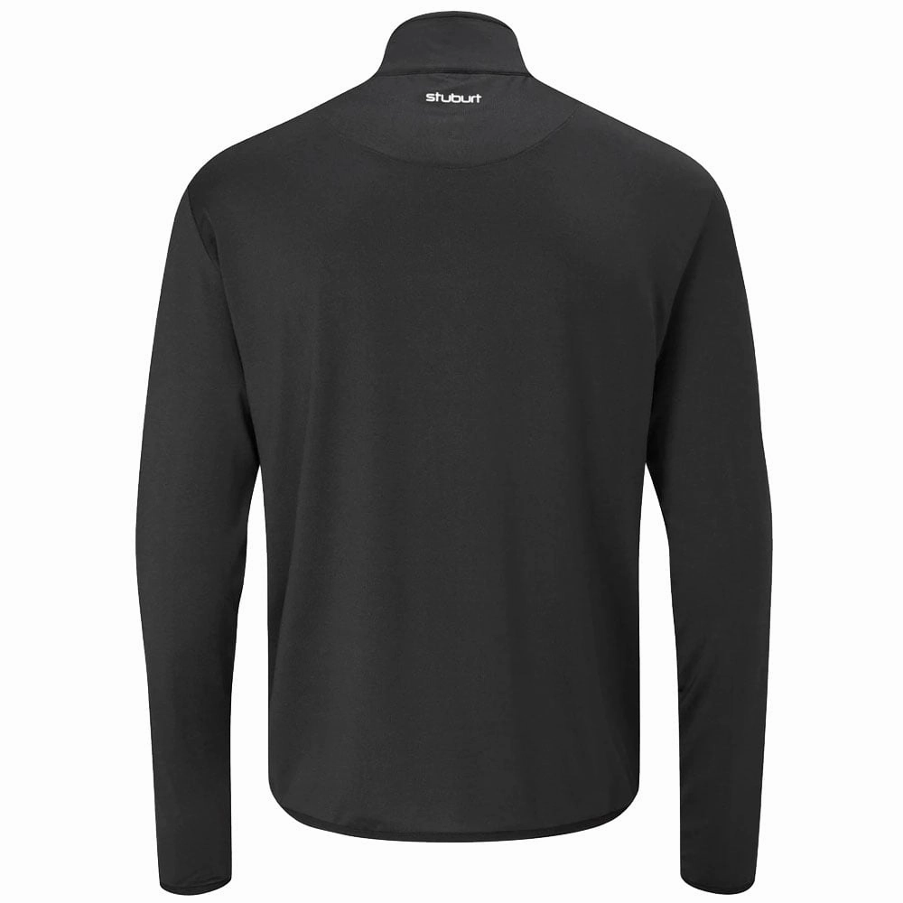 Unisex style Cotton Blend Stuburt Avalanche 1/2 Zip Pullover - Black