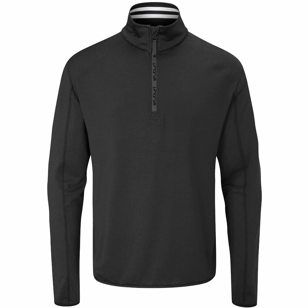 Stuburt Avalanche 1/2 Zip Pullover - Black appropriate for hiking
