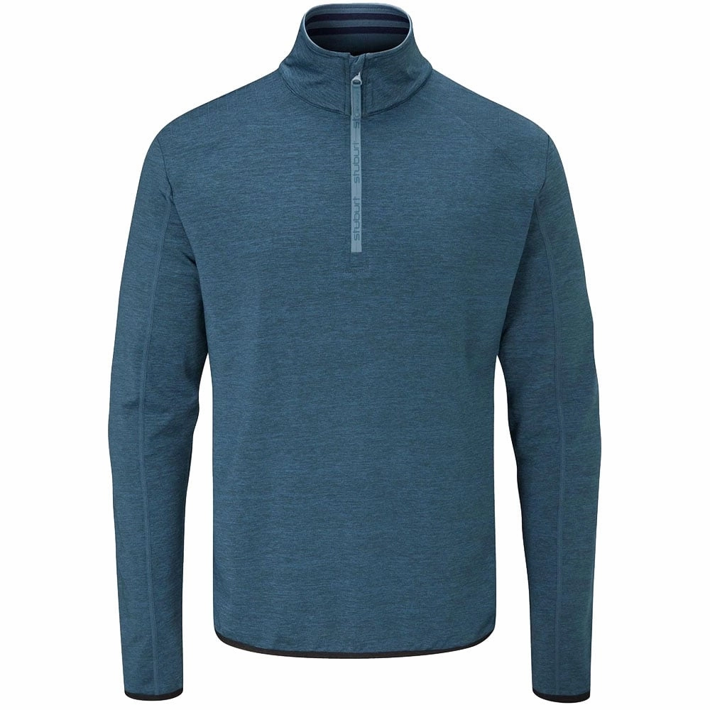 Stuburt Avalanche 1/2 Zip Pullover - Peacock Marl product buckle functionality
