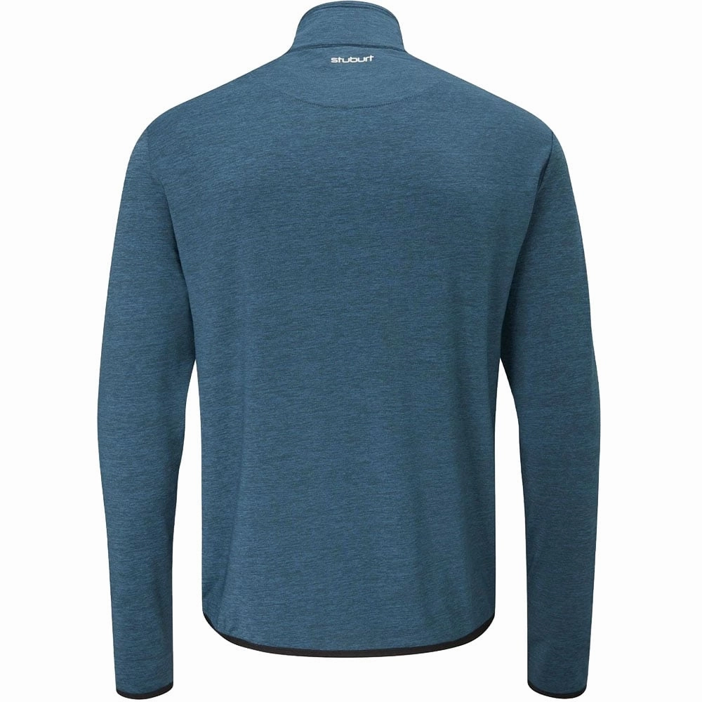 product business casual sophistication Snuggly Fit Stuburt Avalanche 1/2 Zip Pullover - Peacock Marl