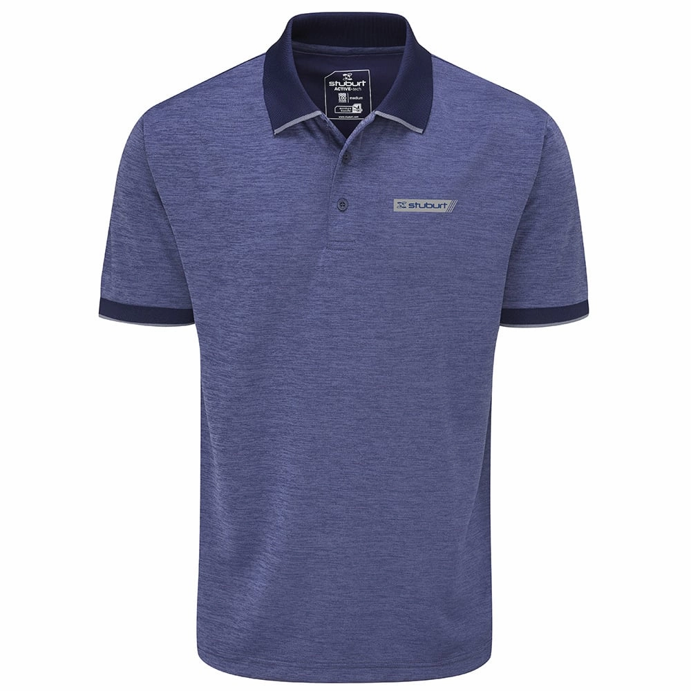 Stuburt Crawley Polo Shirt - Midnight Marl Relaxed Vibes