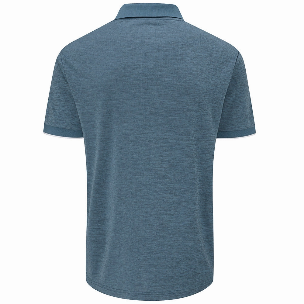 Light Comfort Style Essential Wardrobe Stuburt Crawley Polo Shirt - Peacock Marl