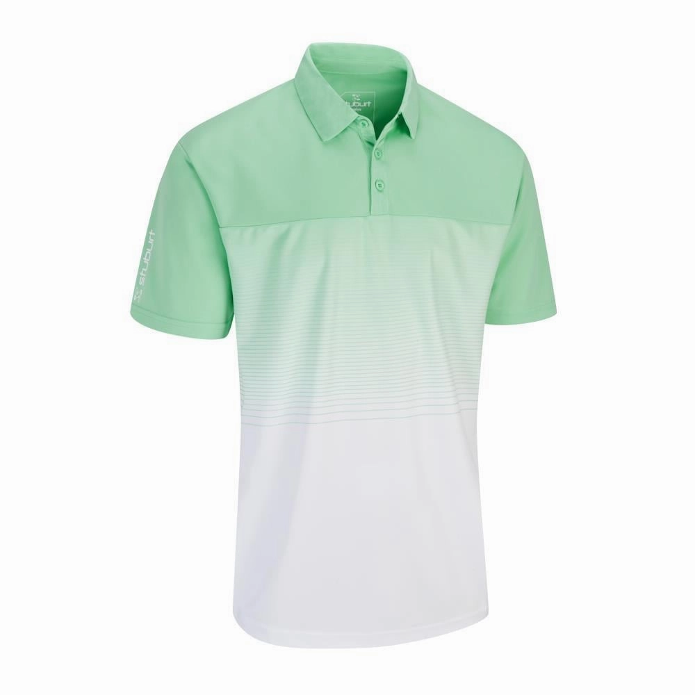 Stuburt Evolve Dalton Polo Shirt - Mint Flexible Neckline