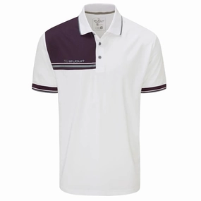 Comfortable Fit Wear Perfect For Relaxing Stuburt Gilford Polo Shirt - Plum