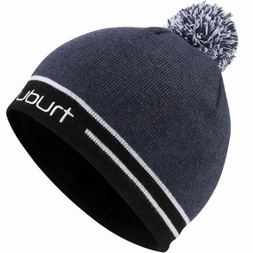Stuburt Hail Bobble Hat - Midnight Marl Waterproof Coating Classic Design