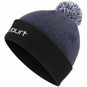 Flat Cap Stuburt Haze Bobble Hat - Midnight Marl