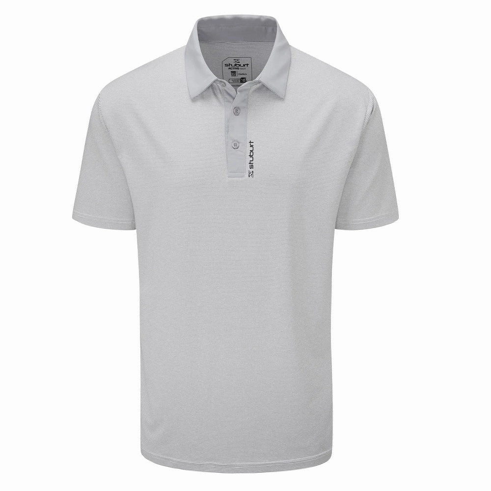 Stuburt Otham Polo Shirt - Light Grey Perfectly Fit