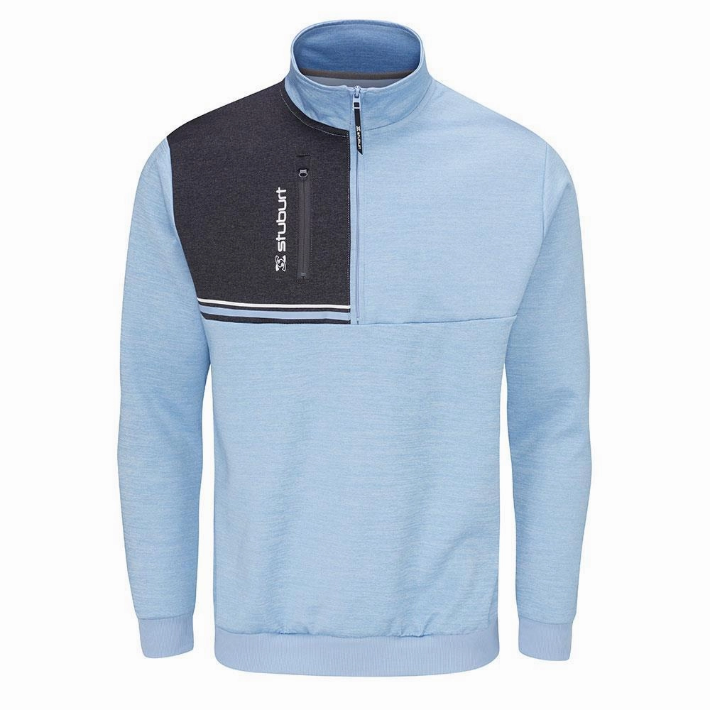 Plus Fit Ribbed Hem Stuburt Roxham Sweater - Sky Marl