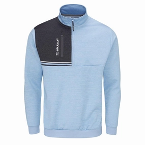 Plus Fit Ribbed Hem Stuburt Roxham Sweater - Sky Marl