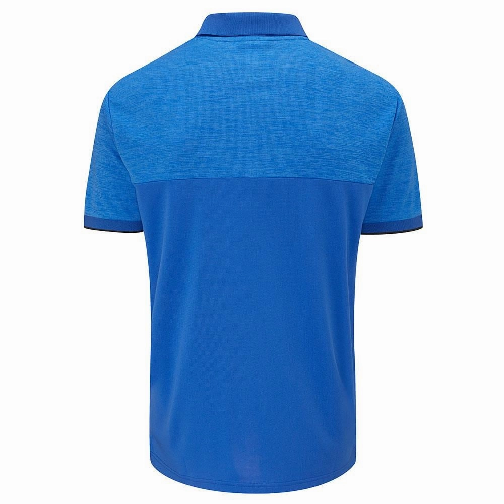 Stuburt Shipley Polo Shirt - Royal Marl Light and Soft