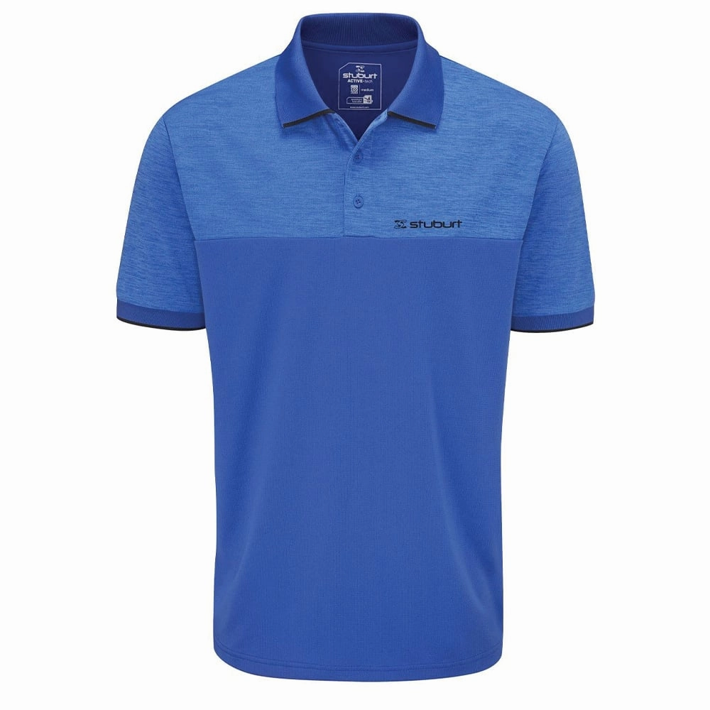 Stuburt Shipley Polo Shirt - Royal Marl Light Style Trend