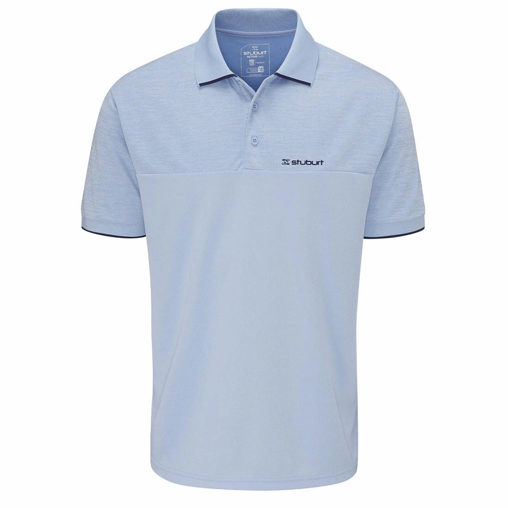 Stuburt Shipley Polo Shirt - Sky Marl Everyday Look Wear