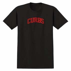 Trendy Basics No Fade Technology Real Curbs T-Shirt - Black/Red