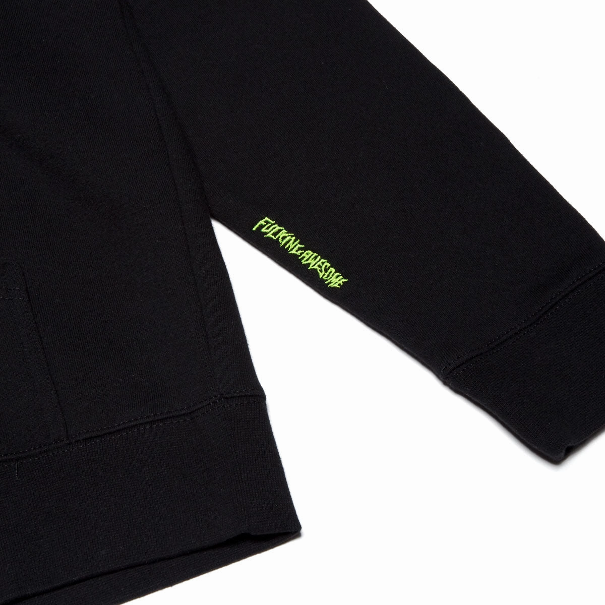 Cruise Wear Fucking Awesome Brinda Zip Hoodie - Black