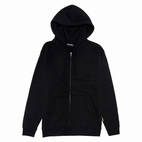 Tagless Labeling Fucking Awesome Brinda Zip Hoodie - Black