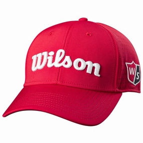 Functional Look Wilson Performance Mesh Cap - Red