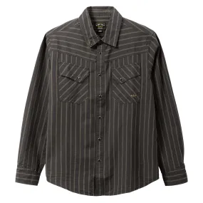 Easy Styling Dark Seas Kimbro Long Sleeve Shirt - Black