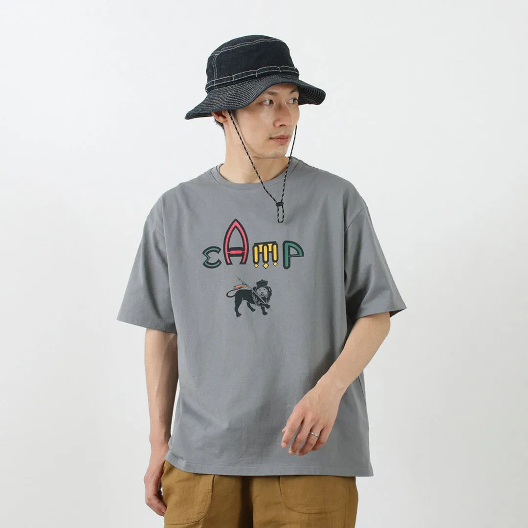 CAL O LINE / Camp Logo T-Shirt Perfect Comfort