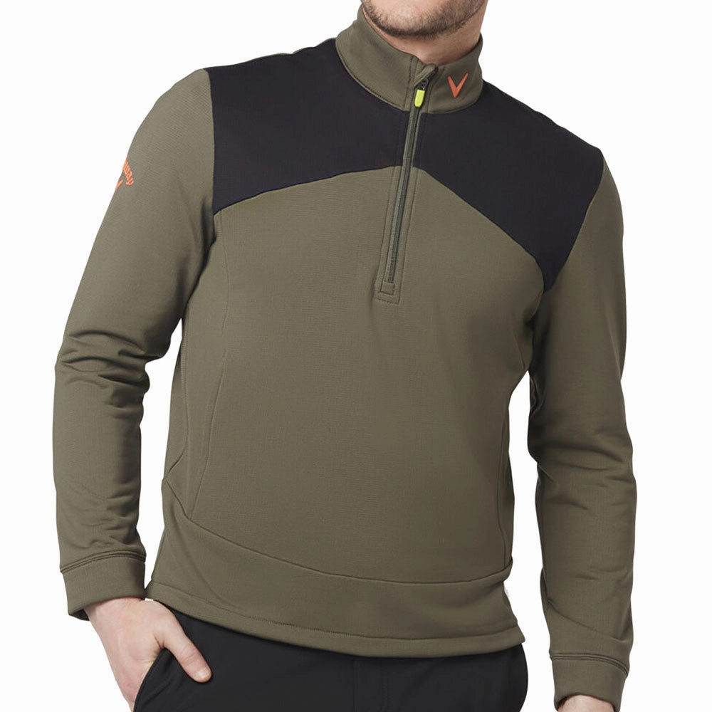 Callaway High Gauge Aquapel Fleece - Black Lichen Concert Look Urban Hoodie