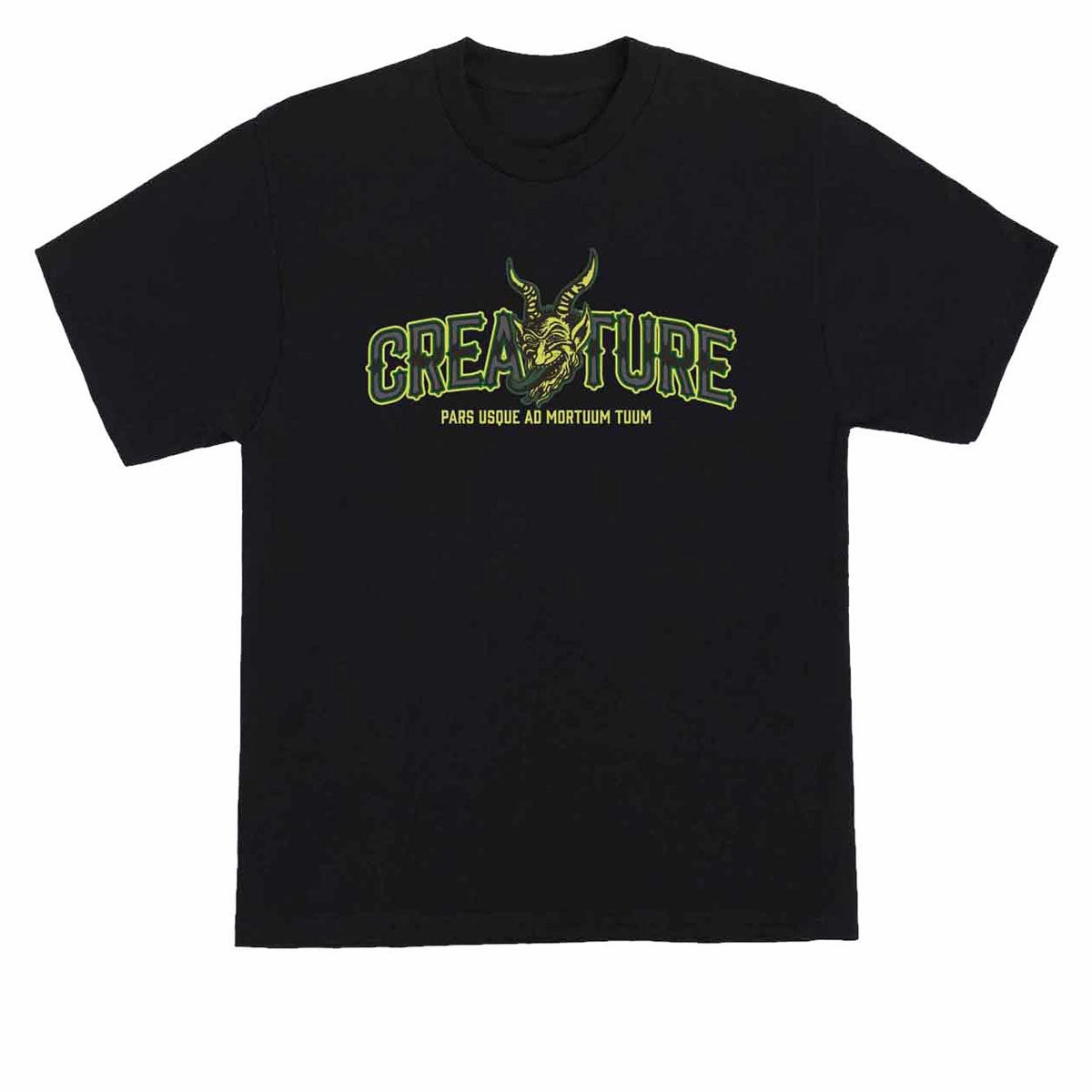 Light Casual Creature Drop Out T-Shirt - Black